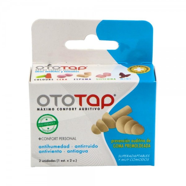 Tapon Oido Goma Oto-Tap Premold 2U