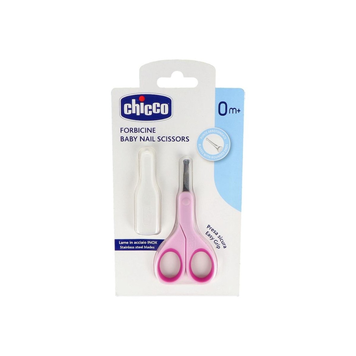 CHICCO TIJERAS BORDE SEGURIDAD ROSA