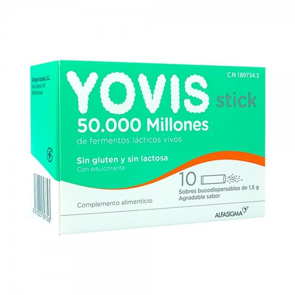 YOVIS STICK 10 Sobres bucodispersable