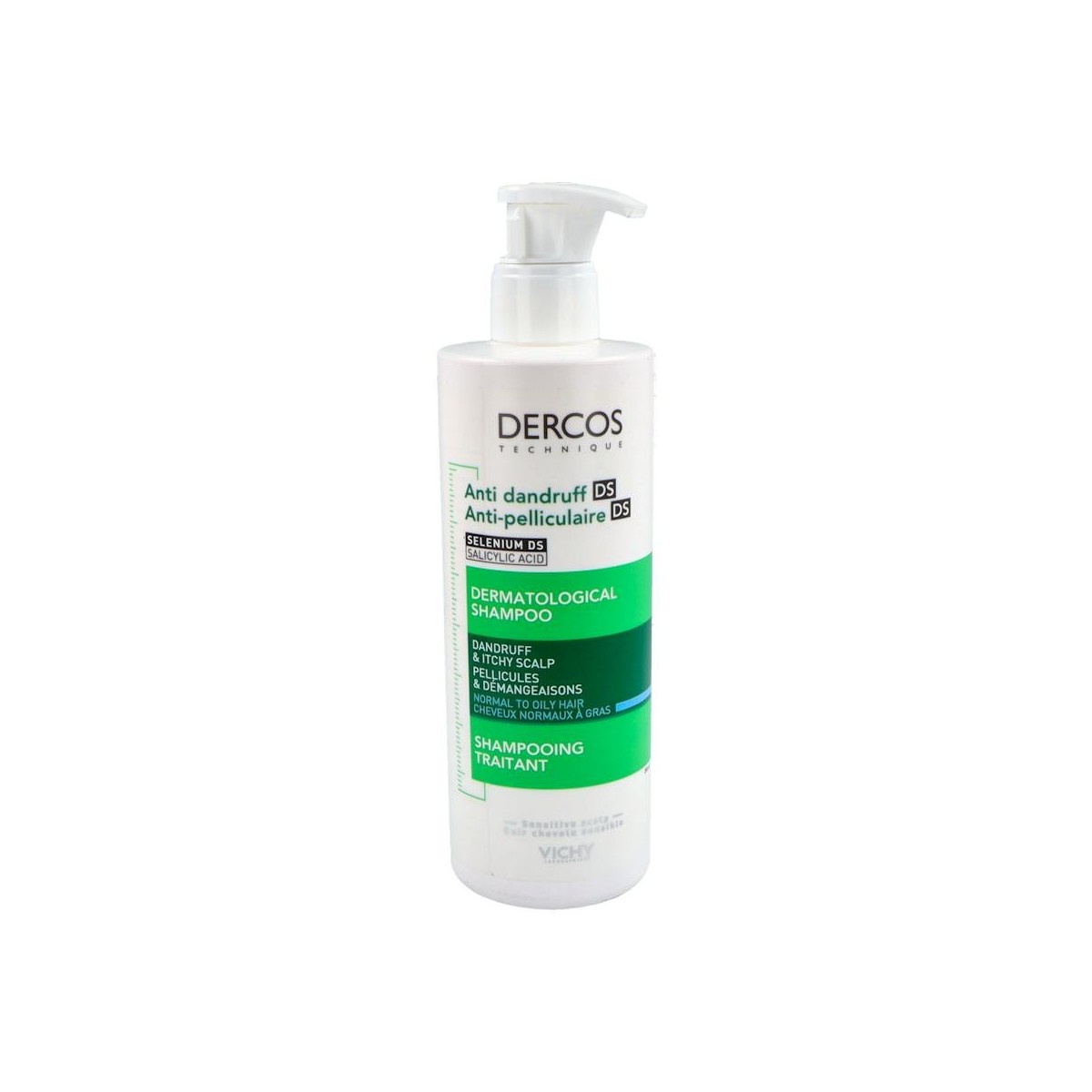 DERCOS CHAMPU ANTICASPA CAB GRASO 400 ML